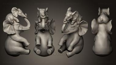 Animal figurines (STKJ_0536) 3D model for CNC machine